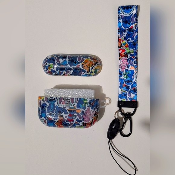 Lilo and Stitch Airpod Pro case and lanyard- New in package - Picture 1 of 1